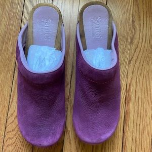 Sanita Purple Suede Clogs - Like New - Sz 39